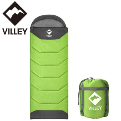 VILLEY Camping Sleeping Bag Lightweight Compact Backpacking Sleeping Bag 87-inch - Image 1 of 4
