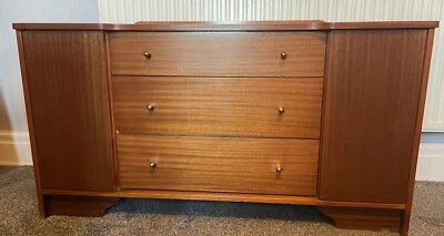 vintage 50s Wooden low sideboard - Image 1 of 4