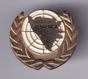 RARE PINS PIN'S .. ARMEE ARMY CORPS ONU NATO NATIONS UNIES SREBENICA BOSNIE ~FW - Picture 1 of 1