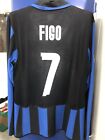 inter milan figo UCL match worn issue shirt