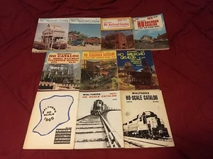 10- 1960/70's  Walthers Ho Scale Railroad Catalog & Reference Manual - Nice Lot! - Picture 1 of 8