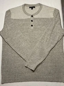 Banana Republic Pullover großbraun geknöpft Rundhalsausschnitt Pullover langarm - Bild 1 von 3