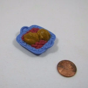 Fisher Price Loving Family Dollhouse Roasted Chickens Food Tray Dining Room Rare - Picture 1 of 2