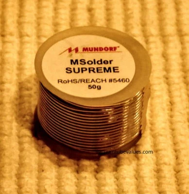 Mundorf Silver-Gold Supreme Solder 50g 8.5M