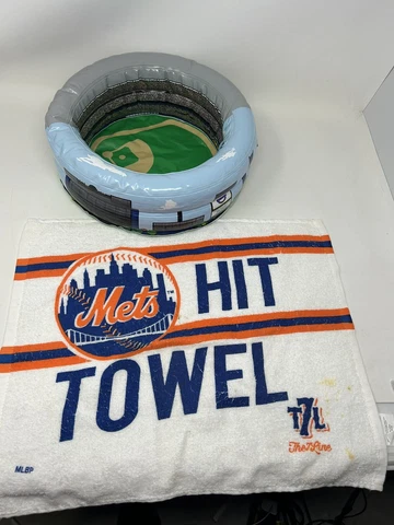New York Mets Inflatable Stadium And 7 Line Army Towel Memorabilia Cool Rare rea Cover