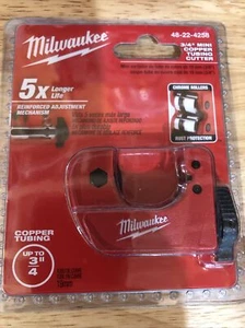 Milwaukee 48-22-4258 3/4" Mini Copper Tubing Cutter BRAND NEW SEALED - Picture 1 of 3