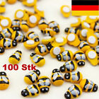 100x Marienk&#228;fer Biene Holz Klebepunkt Streudeko selbstklebend Miniatur Set 12mm