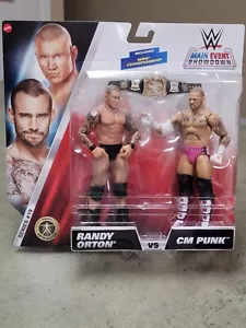 WWE Main Event Showdown Randy Orton Vs CM Punk Figures *Y24 - Picture 1 of 3
