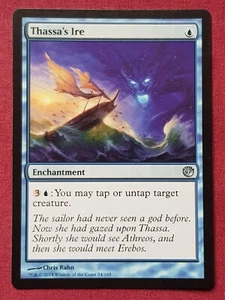 Magic The Gathering JOURNEY INTO NYX THASSA'S IRE blue card MTG - Picture 1 of 2