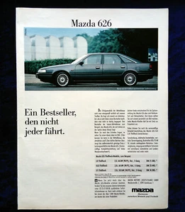 Mazda 626 originale Werbung aus 1988 - Picture 1 of 2