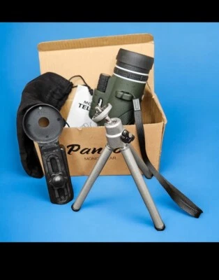BRAND NIB Pankoo 40X60 Monocular Telescope High Power Prism Compact Monoculars - Image 1 of 4