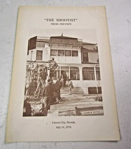 "The Shootist" Press Preview Program July 16 1976, Carson City, NV - Picture 1 of 12