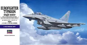 Hasegawa E40 1/72 Scale Model Kit Eurofighter Typhoon Single Seater RAF/JG74 - Afbeelding 1 van 2