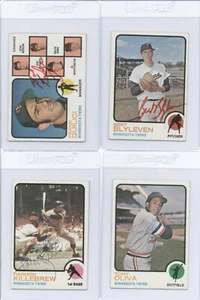 1973 Topps Minnesota Twins 10 Card Autograph Baseball Card Lot Oliva & Killebrew - Picture 1 of 6