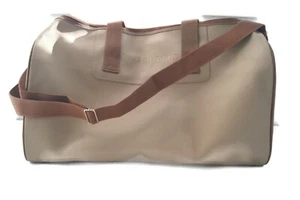 Vintage Lagerfeld Tan Duffle - Overnight - Carry-On --Shoulder Strap Bag - Picture 1 of 6