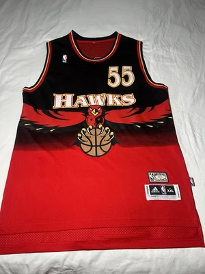 ADIDAS DIKEMBE MUTOMBO ATLANTA HAWKS SWINGMAN JERSEY MEN'S SIZE 2XL - Image 1 of 4