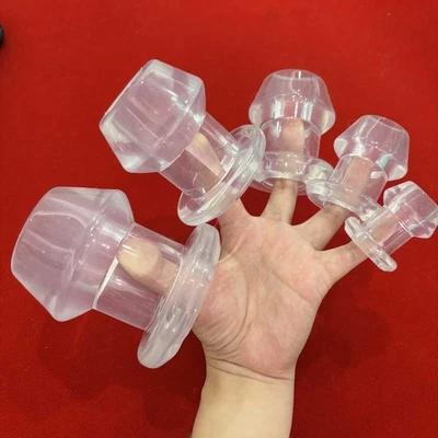 Anal Sex Spreader Clear Hollow Silicone Butt Plug Comfort Deep Access Tunnel US - Image 1 of 4
