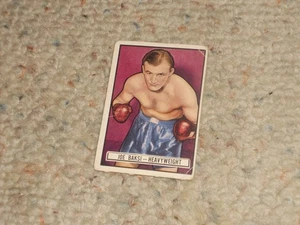 1951 JOE BAKSI Topps Ringside Boxing Card #20 - Peso pesante!!! - Foto 1 di 2