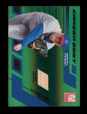 2004 Donruss Elite: Mark Prior Career Best Green Relic /100 NM-MT OR BETTER - Image 1 of 2
