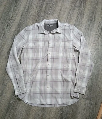 Great Northwest Performance Button Down Shirt Mens Large Purple Plaid Outdoor  Foto 1 de 4