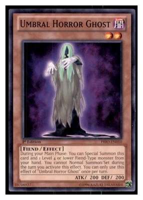 Yugioh Umbral Horror Ghost #PRIO-EN010 Primal Origin LP - Image 1 of 2