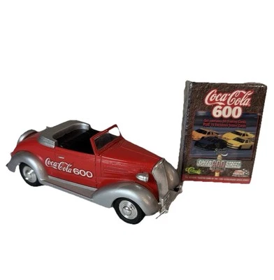 Coca Cola 600 Vintage Die Cast 37 Chevy 1994 NASCAR Charlotte & Playing Cards - Image 1 of 4