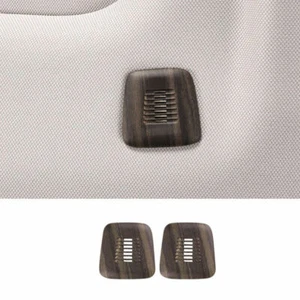 ~For BMW X3 G01 X4 G02 2018-2021 Peach Wood Grain Roof Microphone Cover Trim 2x - Bild 1 von 7