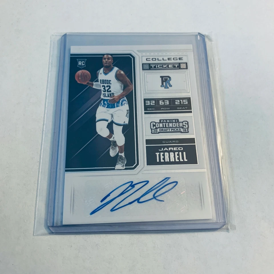 F78881 2018-19 Panini Contenders Draft Picks #99 Jared Terrell AUTO RC - Image 1 of 1