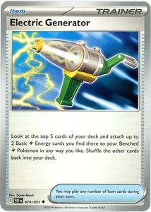 Generatore Elettrico - 079/091 - Destino Paldeo - Pokemon - LP - Mai Giocato - Foto 1 di 1