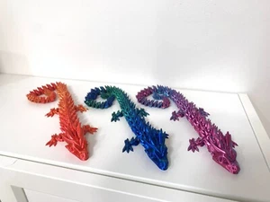 Large 45cm Articulated Silk Dragon - 3D Printed, Gift, Dragon, Dragon Lovers - Picture 1 of 3