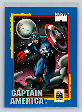 Impel Captain America Marvel Trading Card Treats-National Safe Kids Campaign