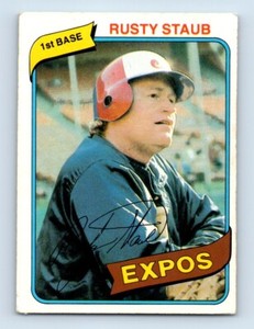 1980 O-Pee-Chee Rusty Staub OPC Montreal Expos #347