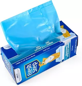 Forros de caja de arena para gatos con cordón Fresh Step, perfumados, tamaño Jumbo, 3" x 19" -... - Imagen 1 de 7
