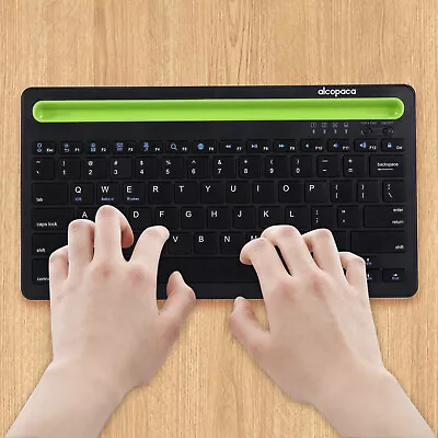 Alcopaca Wireless Bluetooth Keyboard with Stand RK908 Plastic Portable For iPad - Image 1 of 4