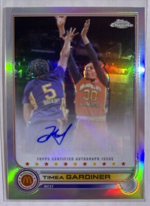 Timea Gardiner 2022 Topps Chrome McDonald's All American Auto #CA-TG OSU