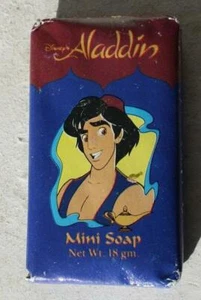 Aladdin Disney Miniature Soap Sealed Great Photo of Aladdin On Front Walt Disney - Picture 1 of 1