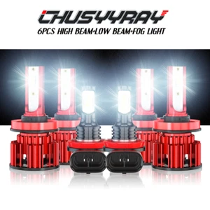 Fit Buick Verano 2012-2017 Combo 6X LED Headlight High/Low+Fog Lights Bulbs Kits - Bild 1 von 17