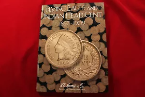 COLLEZIONE PARZIALE TESTA DI INDIANO CENTESIMO, 34 MONETE IN NUOVO H.E. LIBRO MONETE HARRIS - Foto 1 di 16