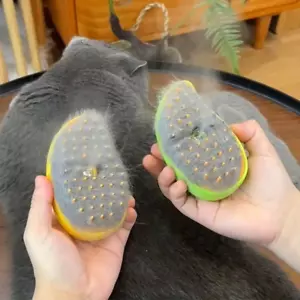 1 PC 3-In-1 Electric Pet Brush - Steam, Massage & Hair Removal for Dogs/Cats! - Picture 1 of 6