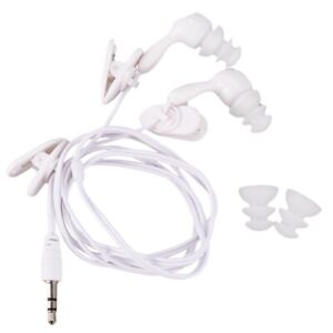 Water proof In-ear Headphone Earphone for MP3 MP4 Underwater White X9Y27735