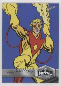 2020 Upper Deck Marvel X-Men Metal Universe High Series Blue Pyro #191 5x5 - Picture 1 of 3