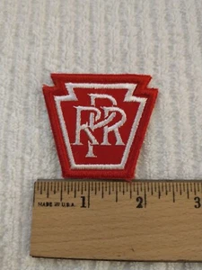 PRR in Keystone Red White Patch Pennsylvania Railroad - Bild 1 von 3