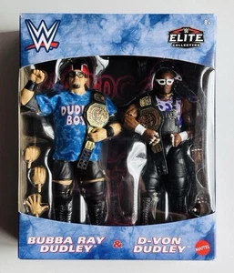 WWE Mattel Dudley Boyz Exclusive Elite 2 Pack Wrestling Action Figures WWF ECW - Picture 1 of 2