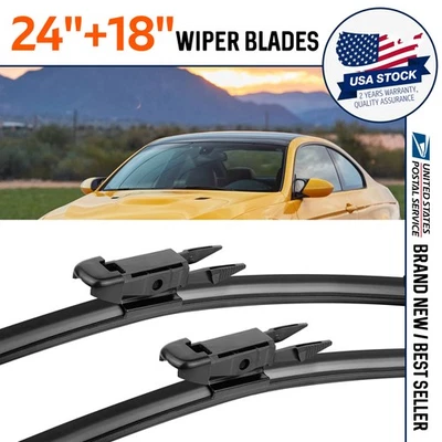 Limpiaparabrisas delantero para BMW 430i y 430i xDrive 17-20 24" 18" toda temporada Foto 1 de 4