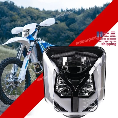 Светодиодная фара с дневным ходом для Husqvarna FE 250 350 450 /TE 150 250 300 701 /TX 125  - Изображение 1 из 4