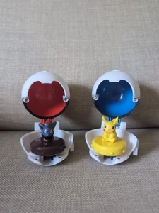 Pokémon Pikachu & Zorua Battle Spinners Pokeball And Great Ball - Picture 1 of 6