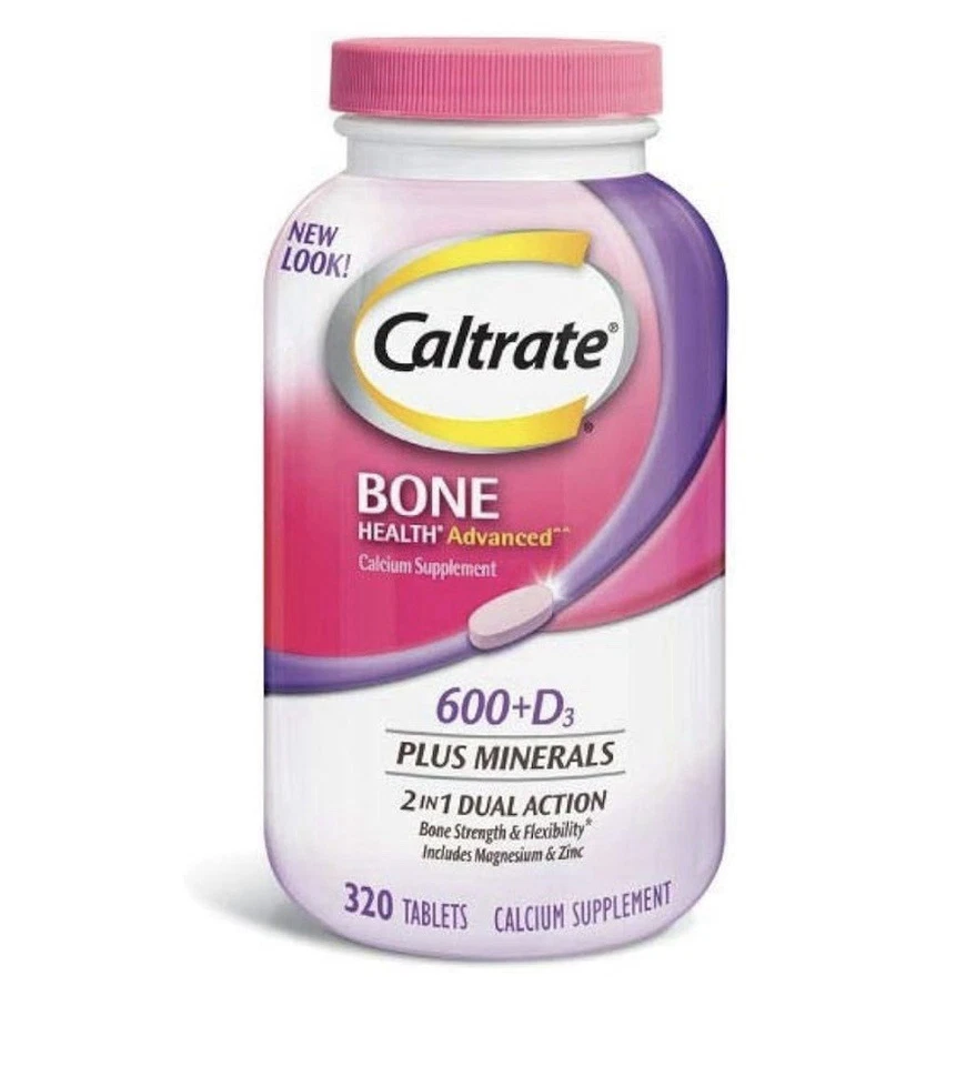 Caltrate Bone Health Advanced 600+D3 Plus минералы - 320 таблеток - бесплатная доставка - Изображение 1 из 1