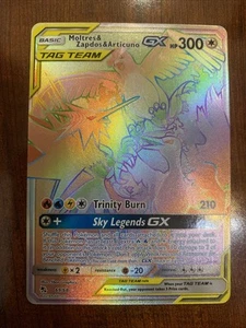Pokemon Moltres & Zapdos & Articuno Tag Team GX Hidden Fates 69/68 Holo NM - Picture 1 of 10