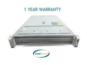 Cisco C240 M4SX 2x2650v4 2.2GHZ=24cores 32GB 2x1.8TB SAS 12G MRAID 12G - Photo 1/3