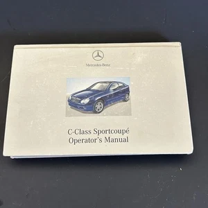 2002 Mercedes Benz C-Class C-230 Sport Coupe Owner Operator Manual Hardcover - Picture 1 of 10
